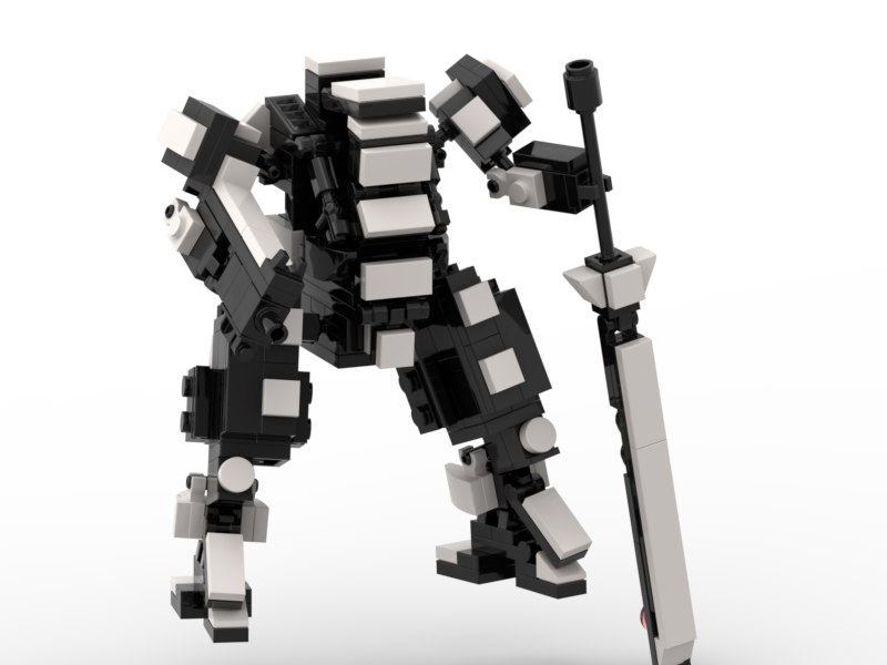 Le Go Đồ Chơi Lắp Ráp Robot Suite Mech Robot Guard