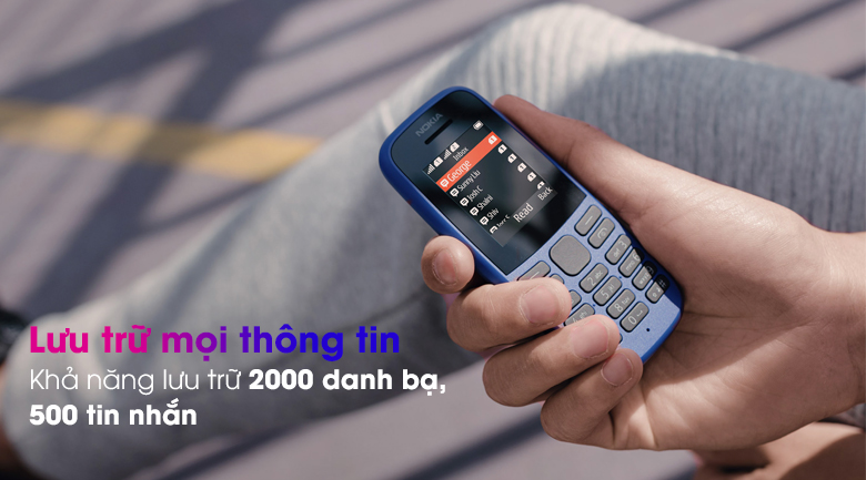 Điện Thoại Nokia 105 Single Sim- Hàng Chính Hãng