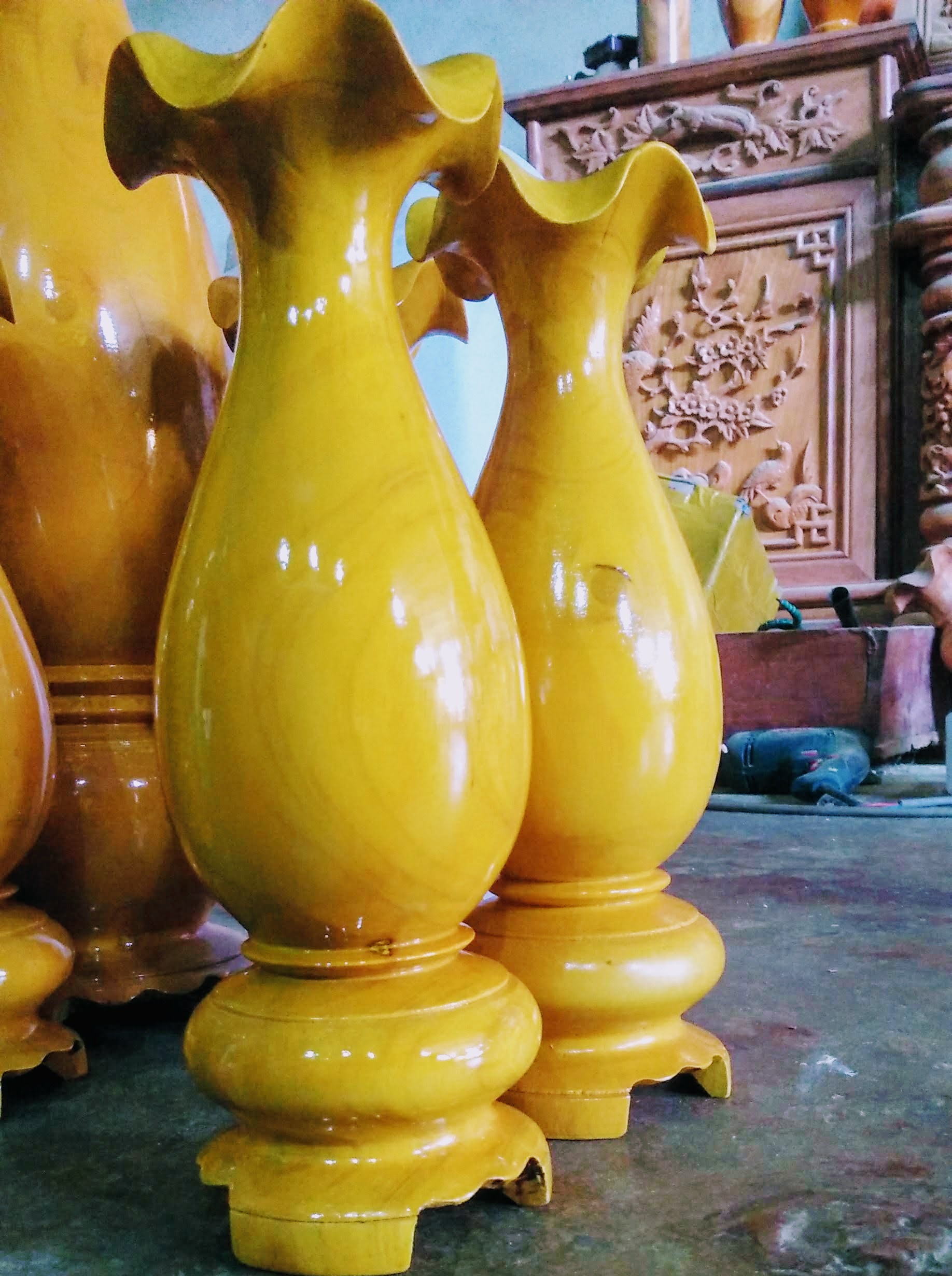 lục bình gỗ 30cm