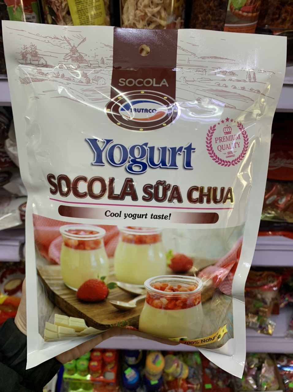 Kẹo Socola Sữa Chua Yogurt Trutaco 300g