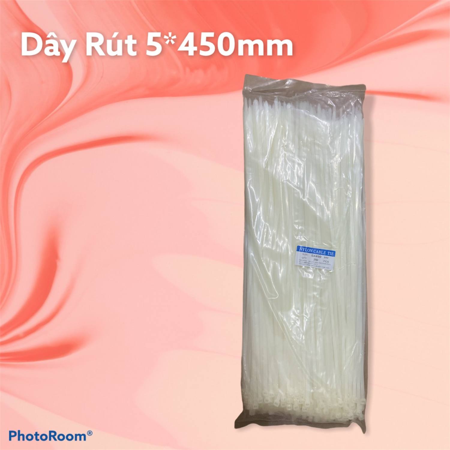 Dây rút nhựa 5*450mm