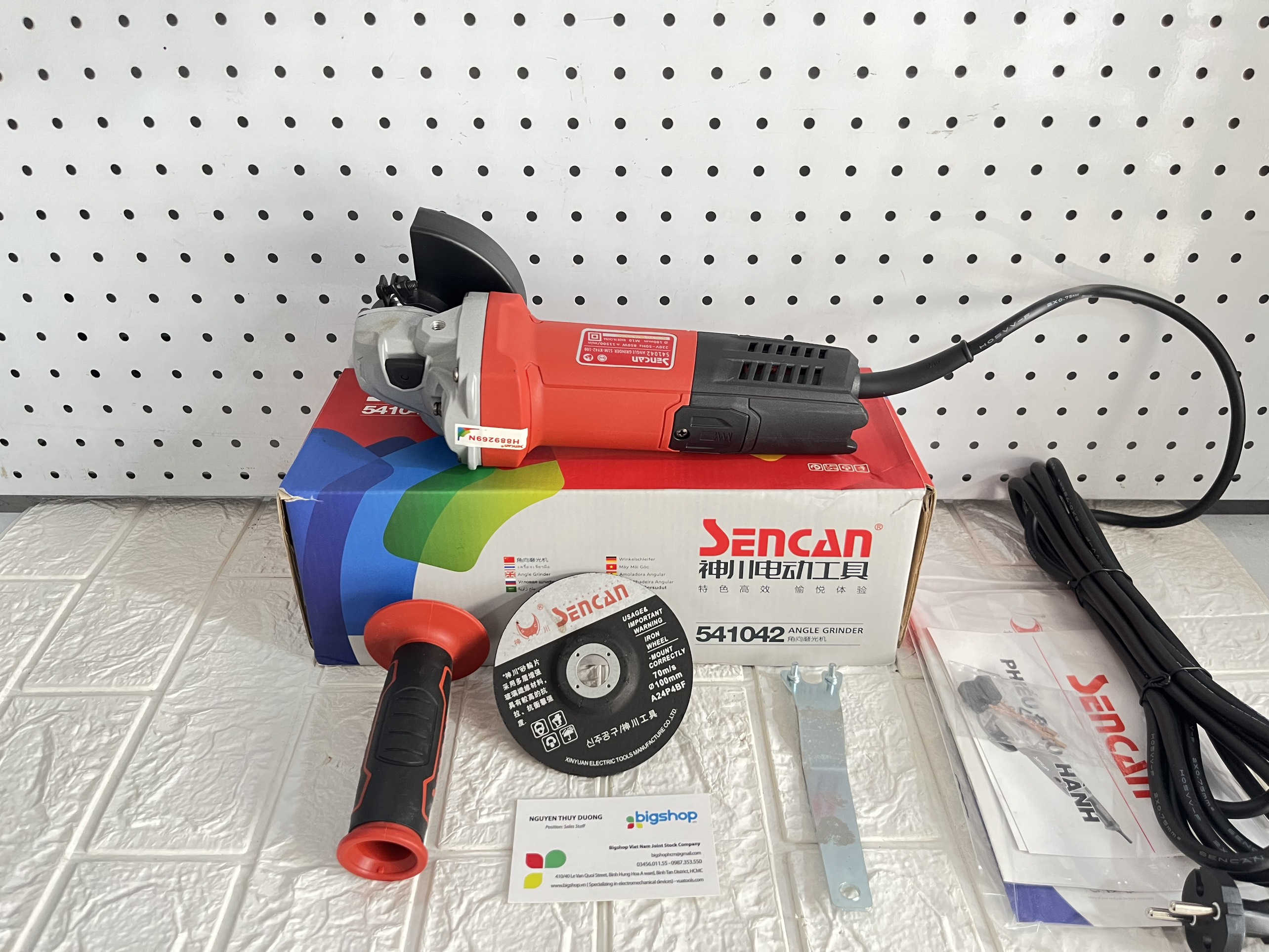 [HCM]Máy Mài Sencan 541042, CS 850W, 100mm
