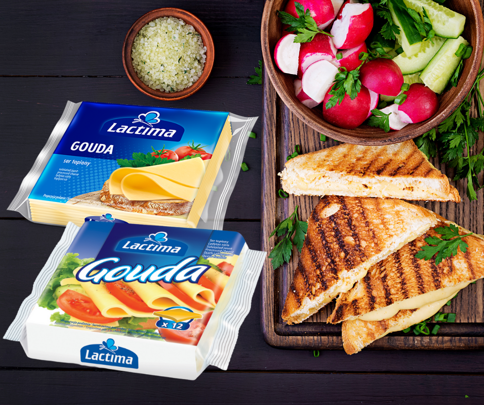 Phô Mai Lát Lactima Gouda Ba Lan 200g (date T10/2023)