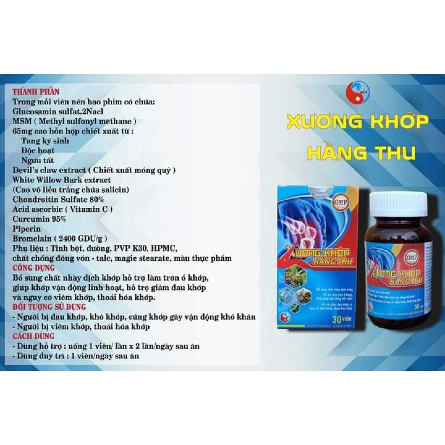 Xương khớp Hằng Thu [Có tem phiếu bảo hành chính hãng]