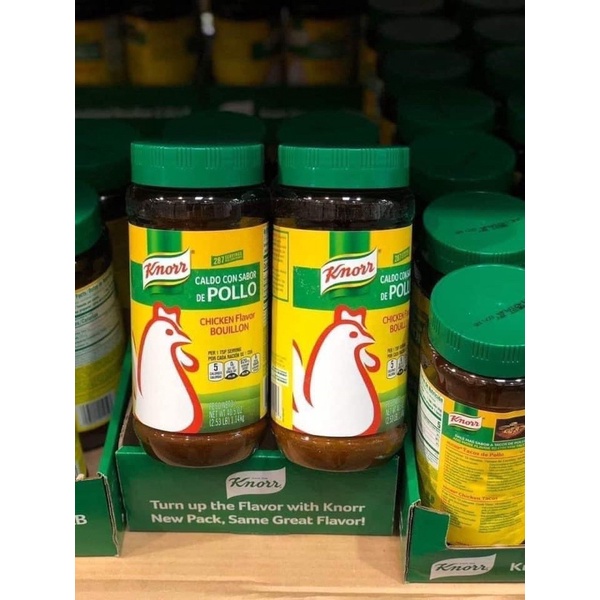 [Date 4/2023]-Hạt nêm Knorr Gà 1kg của Mỹ