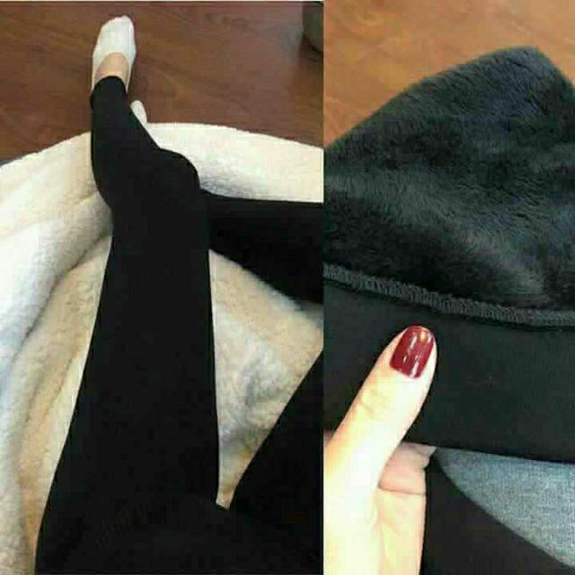 Quần legging nỉ lót lông con mèo