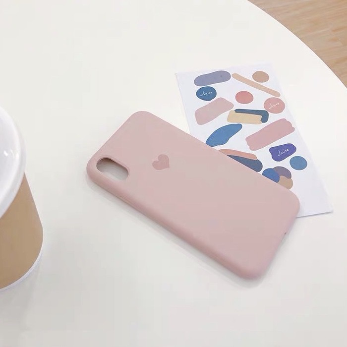 Ốp Lưng Chống Bám Bẩn Tim dành cho iP6/6s/6Plus/6sPlus/7Plus/8Plus/iPX/IPXS