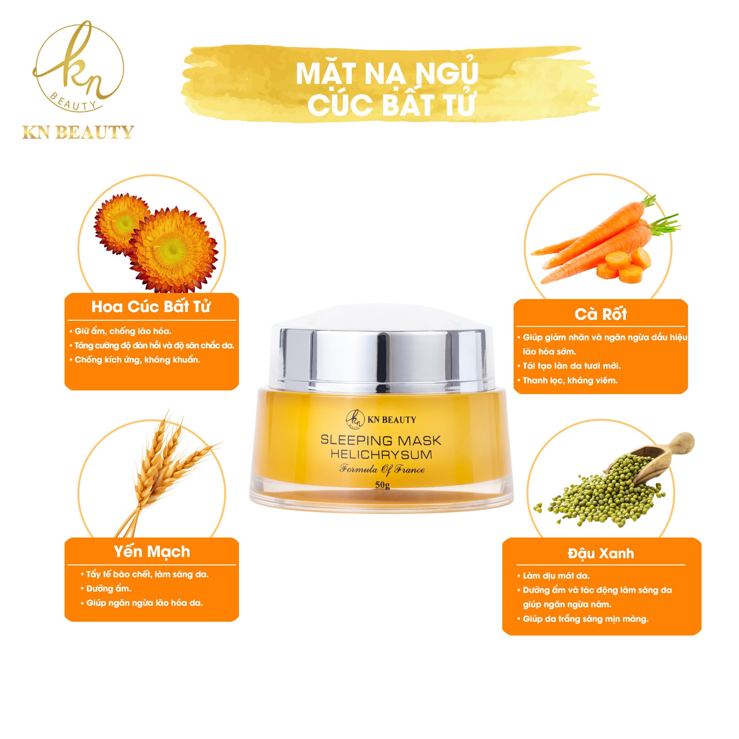 Mặt Nạ Ngủ Dưỡng Da Kn Beauty