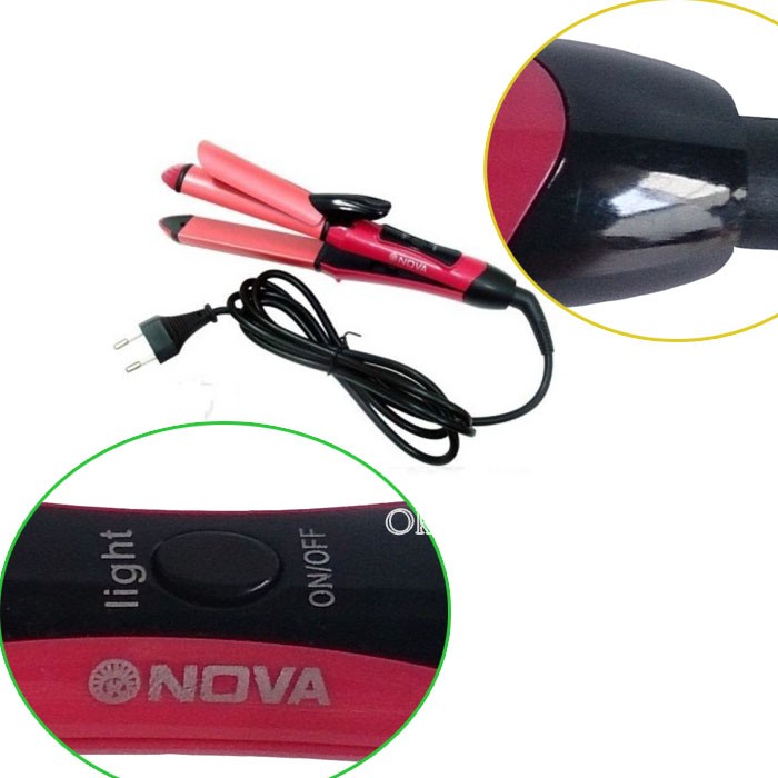 Máy Uốn Duỗi Tóc Máy Làm Tóc Nova Mã-2009 Làm tóc tại nhà