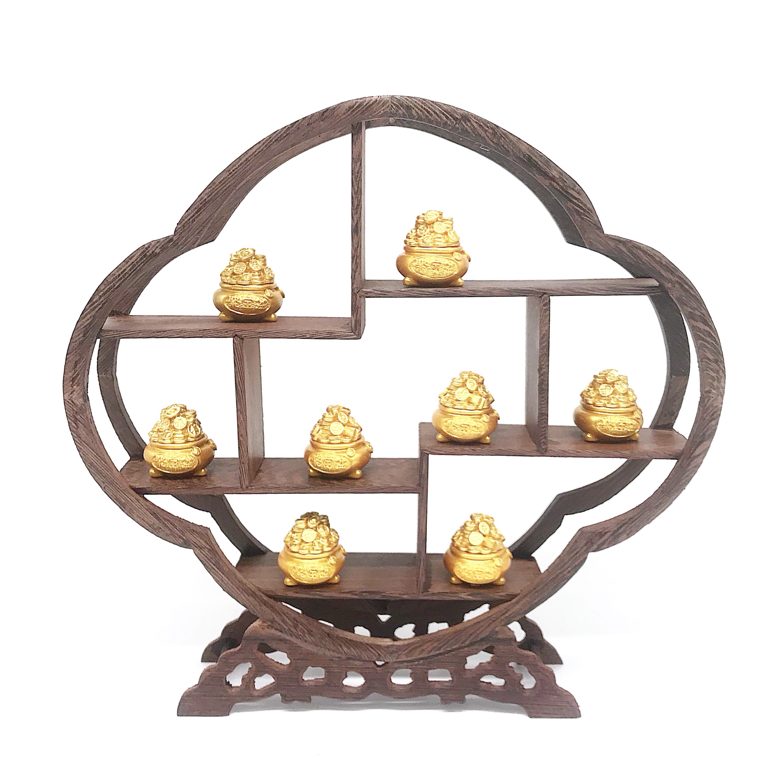 Kệ gỗ trưng bày trang trí trong nhà
