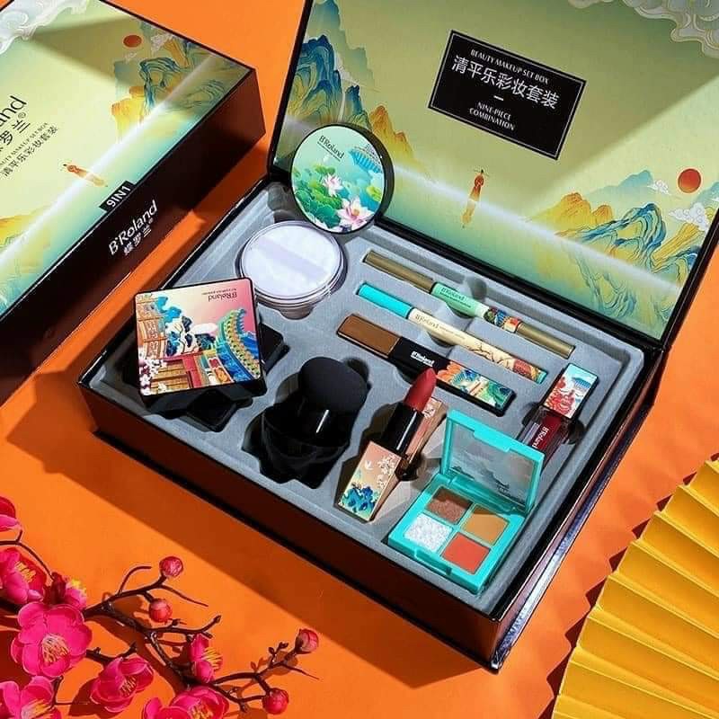 BỘ TRANG ĐIỂM MAKEUP B'ROLOAND 9 MÓN 9IN 1 ( LÀM QUÀ TẶNG CỰC SANG )