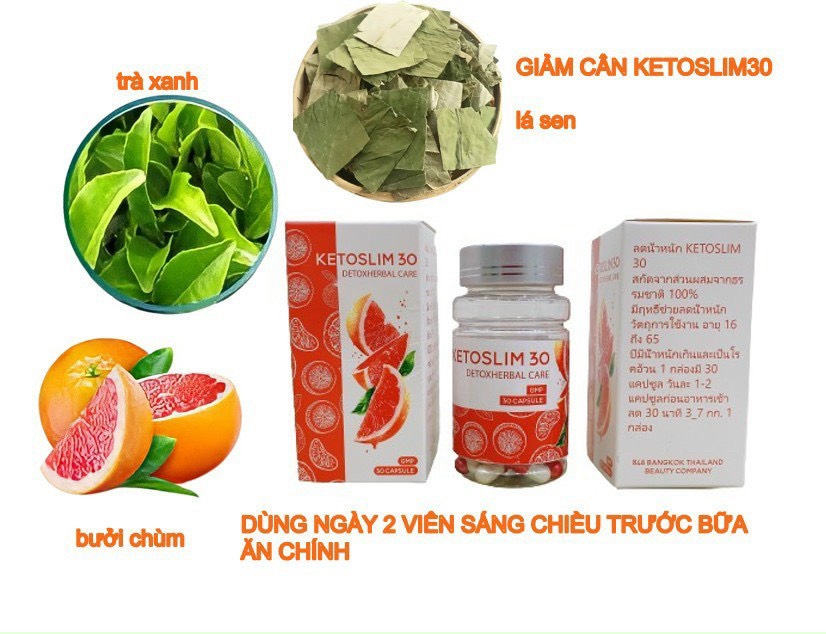 GIẢM CÂN BƯỞI KETOSLIM30