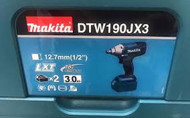 [Hàng chính hãng]Máy siết bu lông MAKITA DTW190RFJX ( 18V-3.0AH )