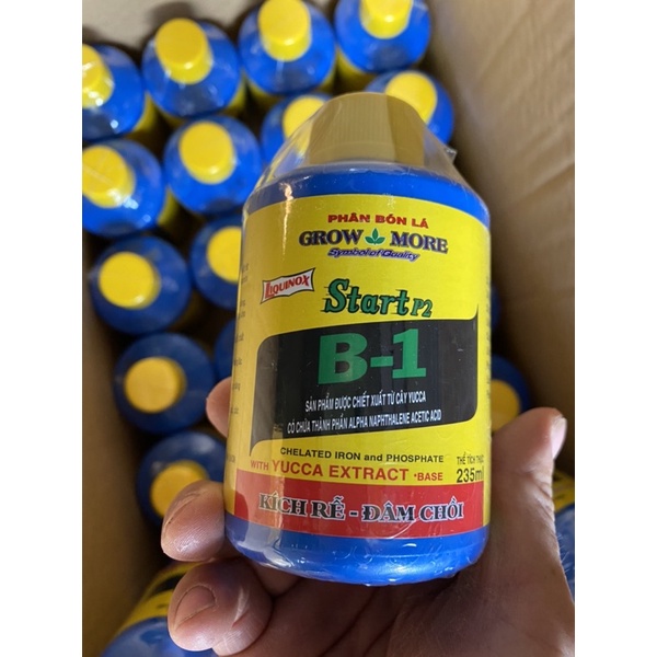 Phân bón lá đậm đặc cao cấp vitamin b1 mỹ growmore 235 ml