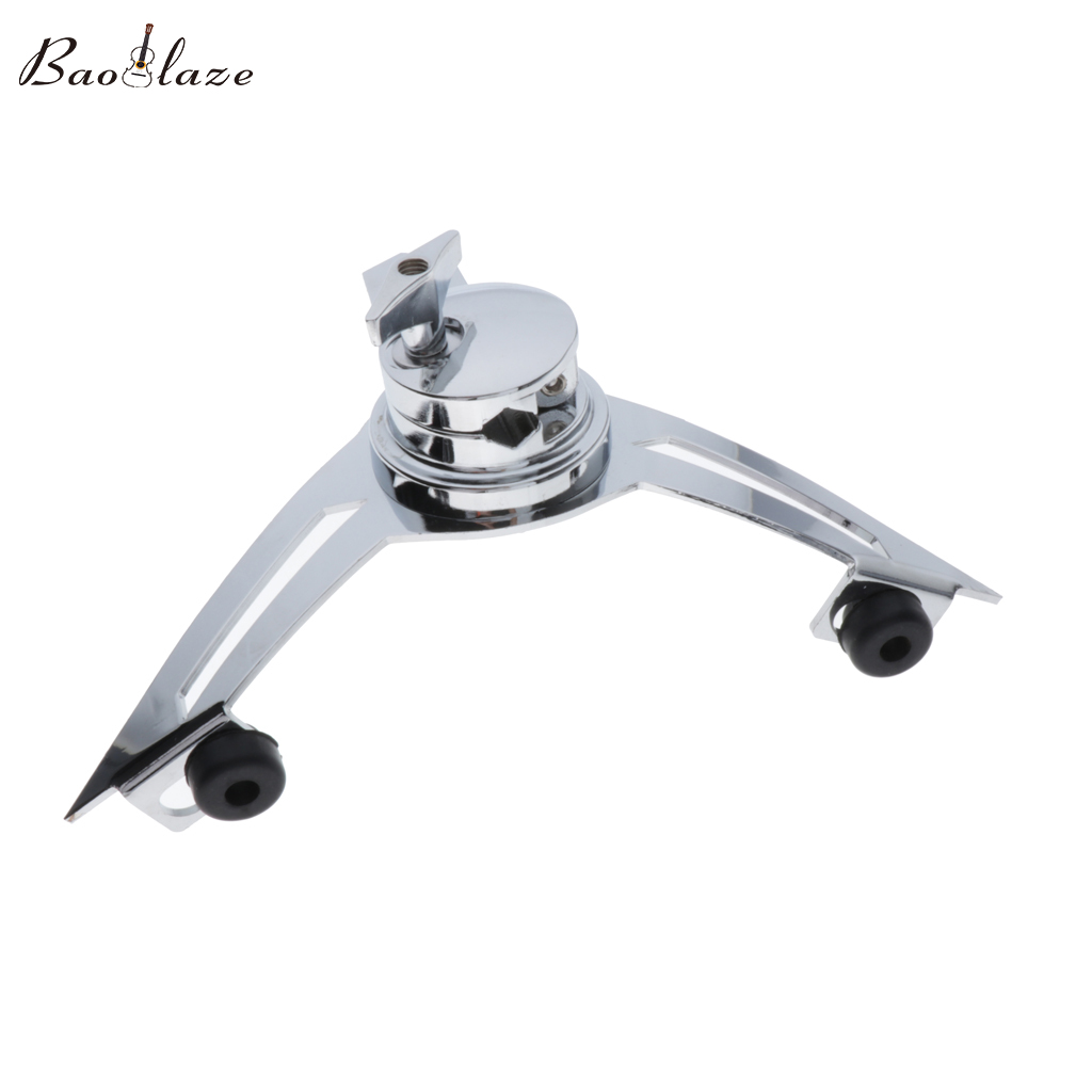 Baoblaze 1pc Tom Drum Suspension Rim Mount Hanger Steel Drum Parts 22.5x6cm Silver