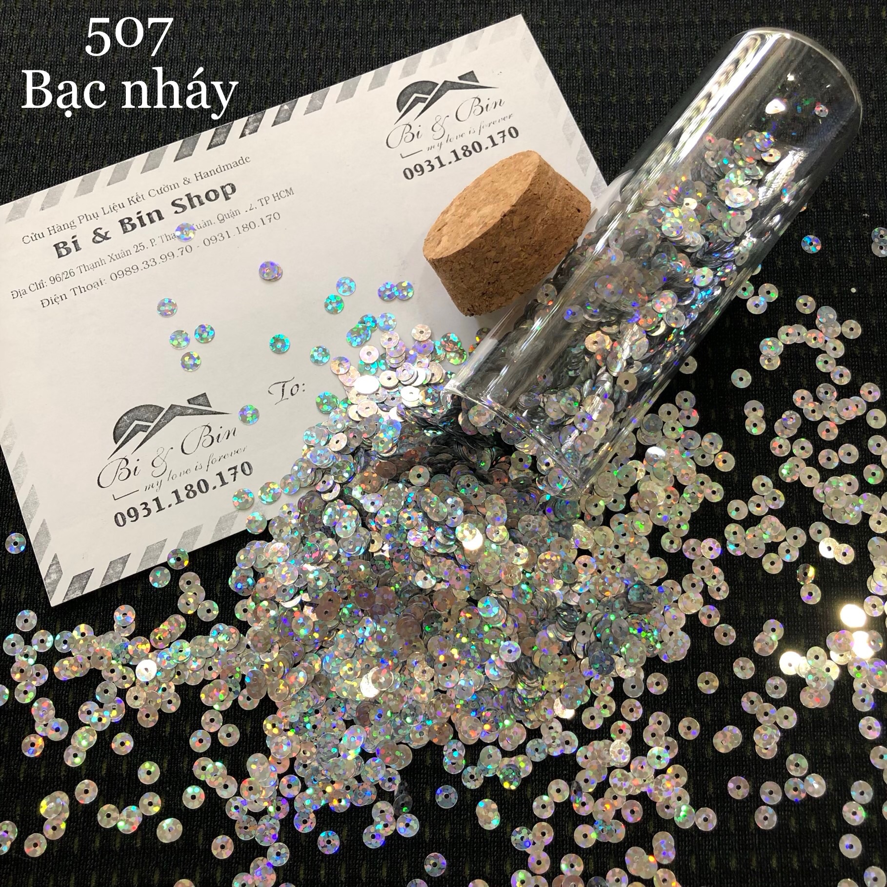 Kim Sa Vảy Cá (Phẳng) 5mm