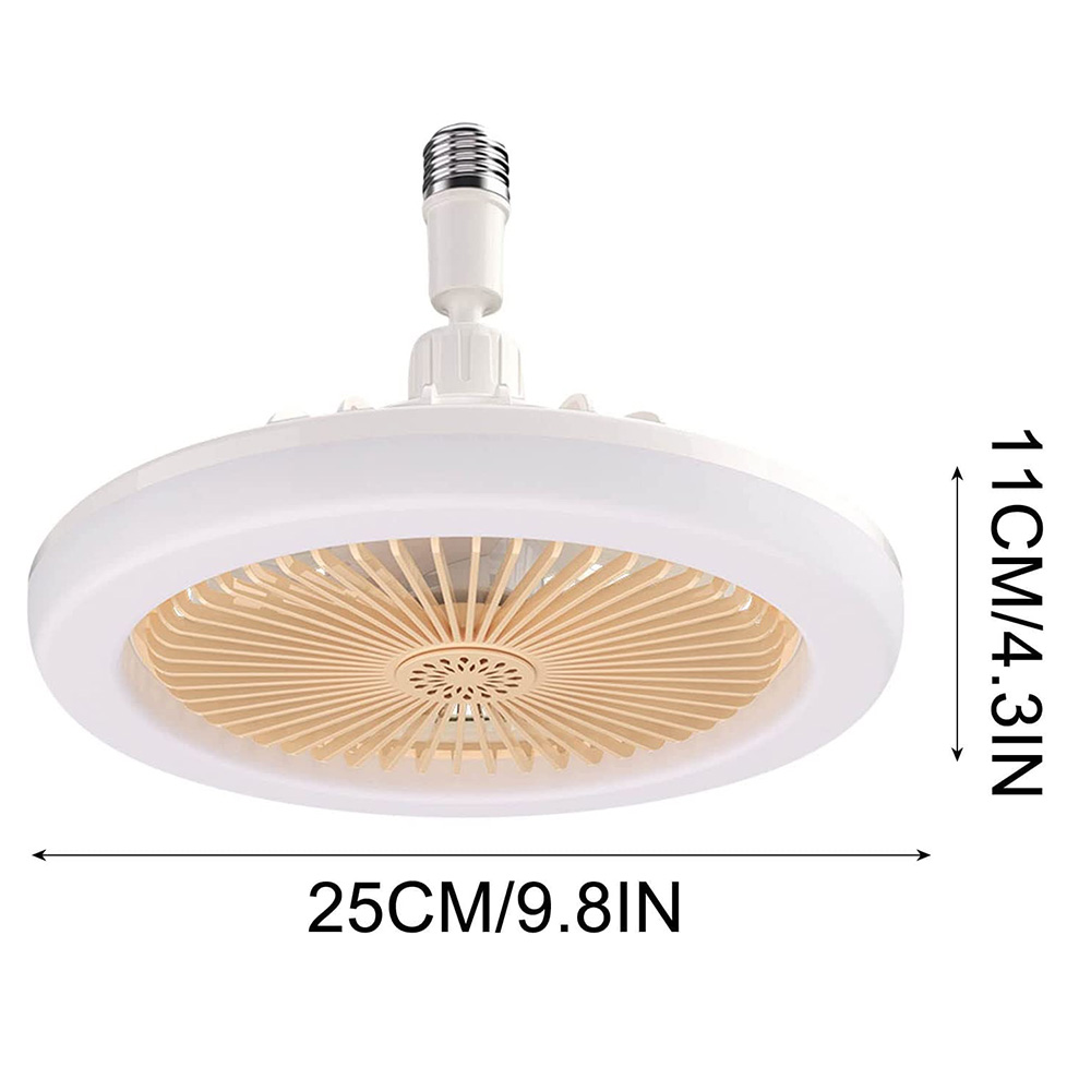 Simple Modern screw 30W E27 ceiling fan slim modern LED light fan with light remote control fan-colorful