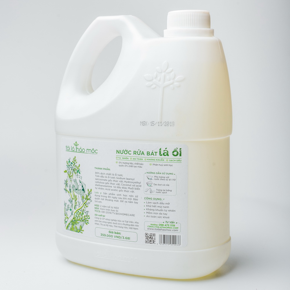 Nước rửa chén (bát) lá ổi Tôi Là Thảo Mộc 3.68L