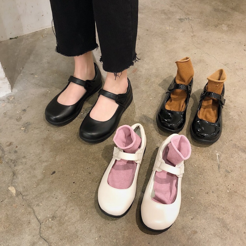 Giày Mary Jane phong cách nữ sinh Hàn Quốc 520 giá rẻ