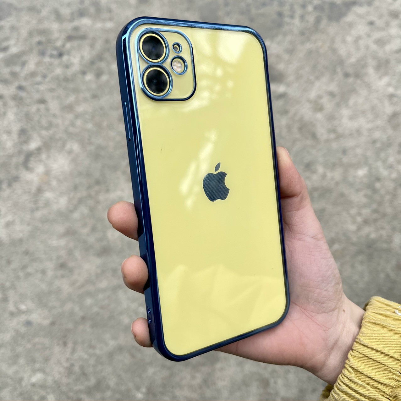 Ốp KST viền xi lưng trong giả IPHONE 12