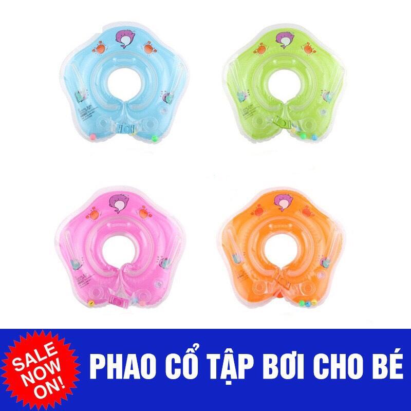 Phao nâng cổ cho bé tập bơi