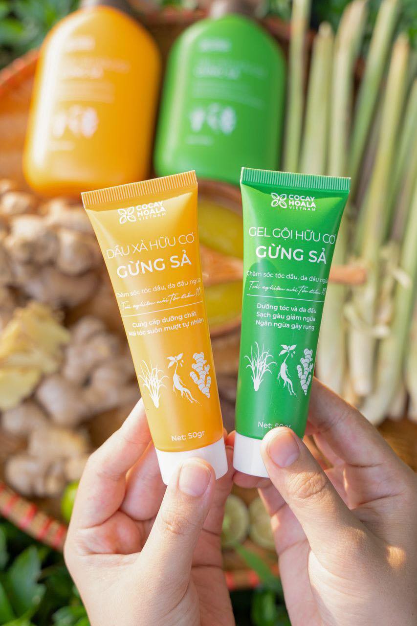Xả Hàng - Dầu gội Gừng Sả