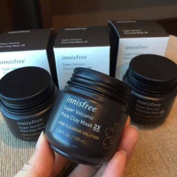 ✅ Mặt nạ đất sét Innisfree Super Volcanic Pore Clay Mask 2X