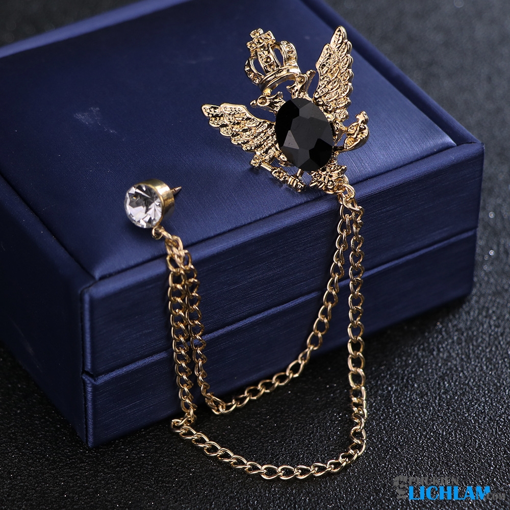 [HCM]Ghim cài áo vest nam QT860