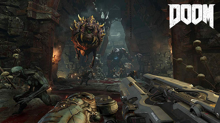 Đĩa game Doom Slayers Collection - PS4 hệ US