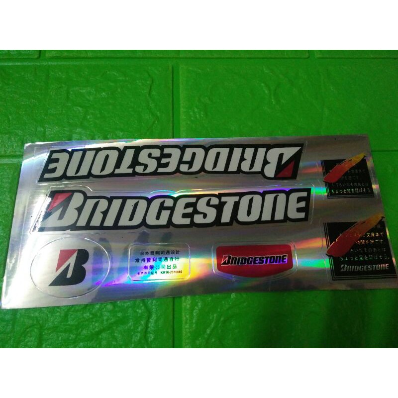 Bộ tem dán xe đạp Bridgestone hàng nhập Thái Lan