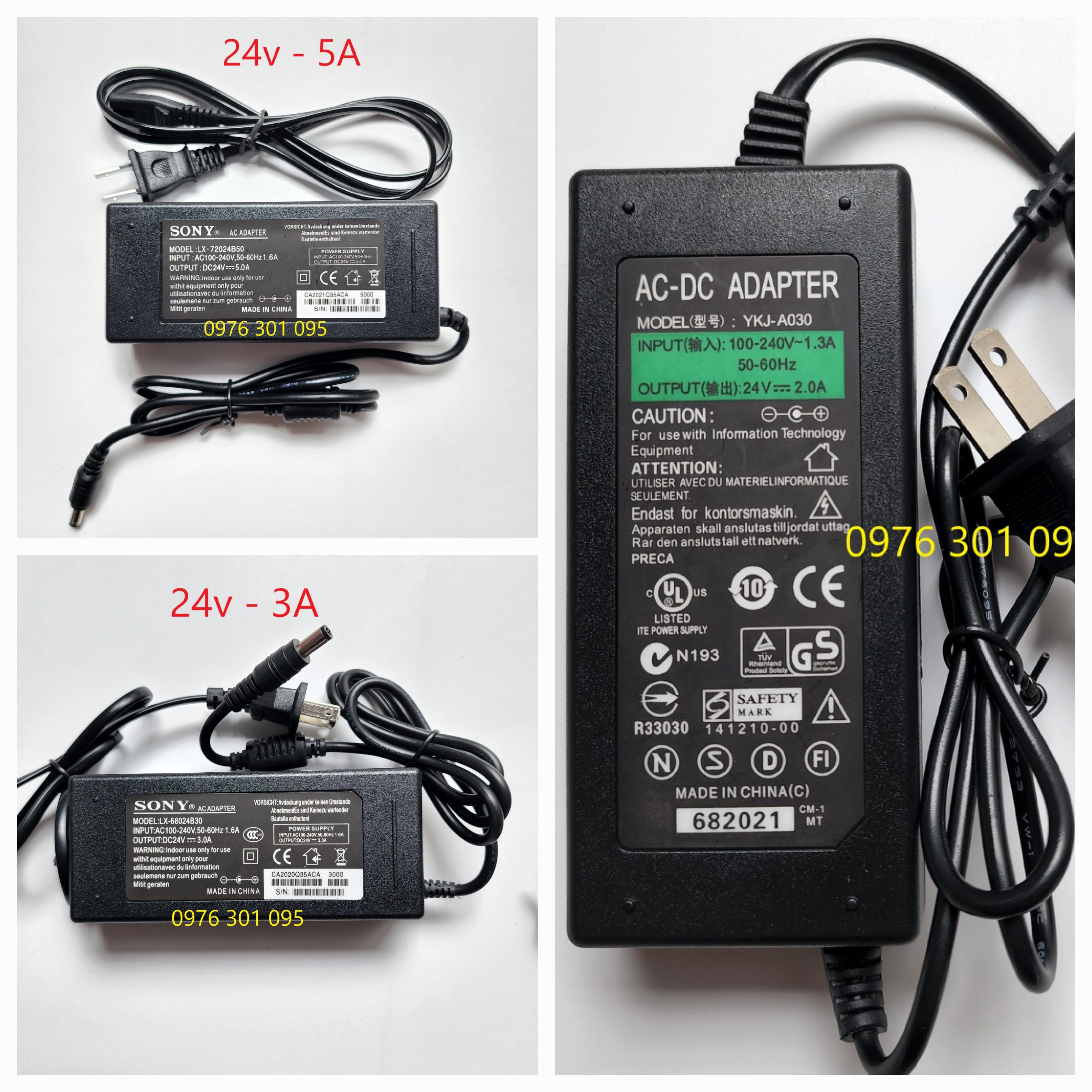 Nguồn ADAPTER 24v Loại 1 (2A - 3A - 5A - 6A - 7A)
