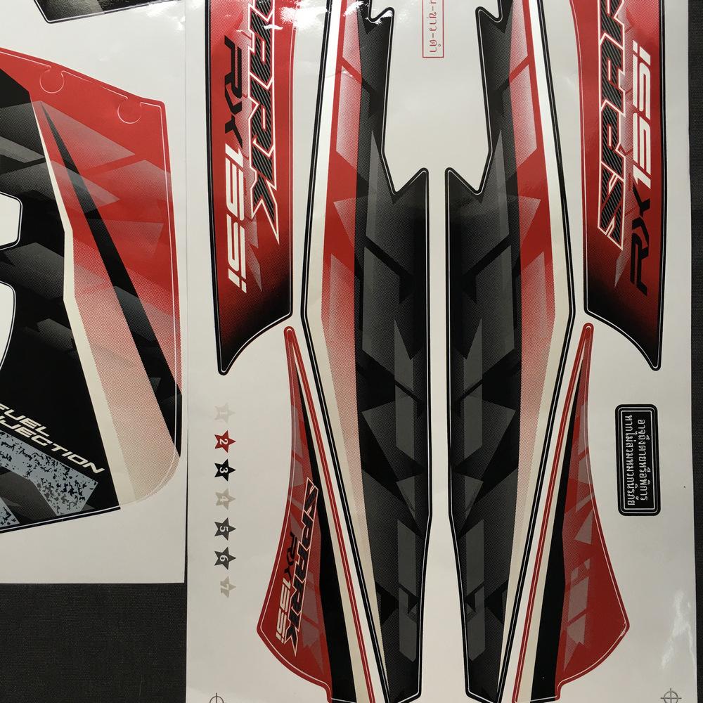 Tem rời SPARK THÁI CHO EXCITER 135CC ĐỜI 2010 (MÀU ĐỎ)