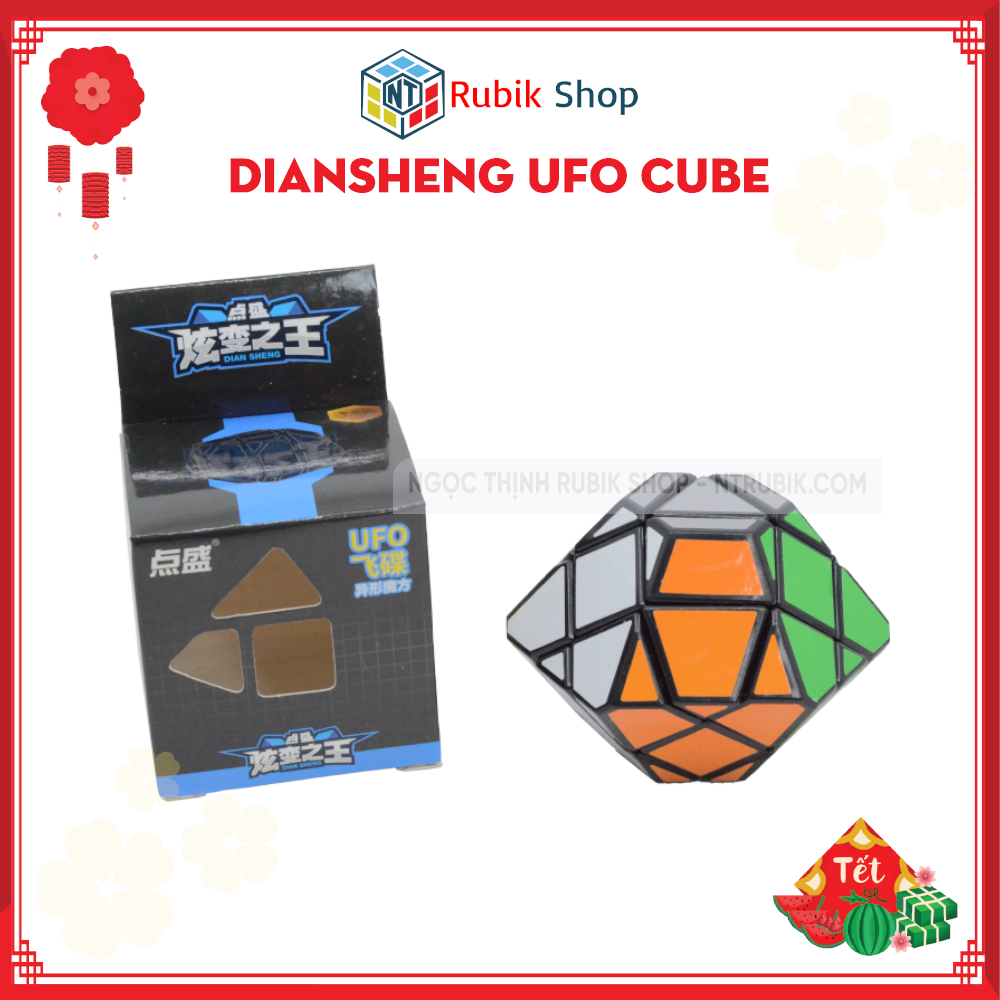 [Hoàn tiền 10%][Rubik Biến Thể] Rubik Diansheng UFO cube đồ chơi thông minh