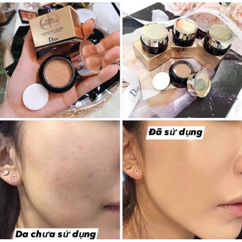[TẶNG NẠ NHAU][CHÍNH HÃNG]PHẤN NƯỚC CUSHION DIOR PRESTIGE MINI 4g