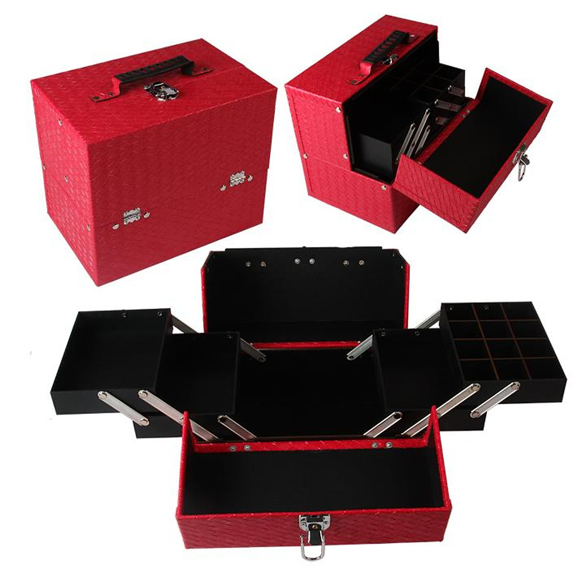 Hana professional-trunk đựng cosmetic, instrument spray tattoo, eyelash extensions size 30x20x25