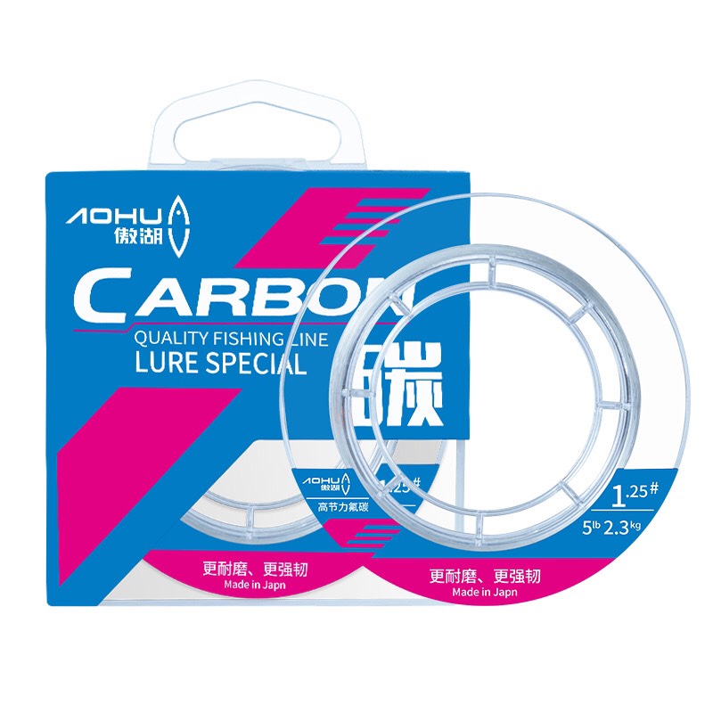 Dây Cước Carbon cao cấp AOHU 50m Chuyên làm thẻo câu cá, Dây thẻo carbon 50m