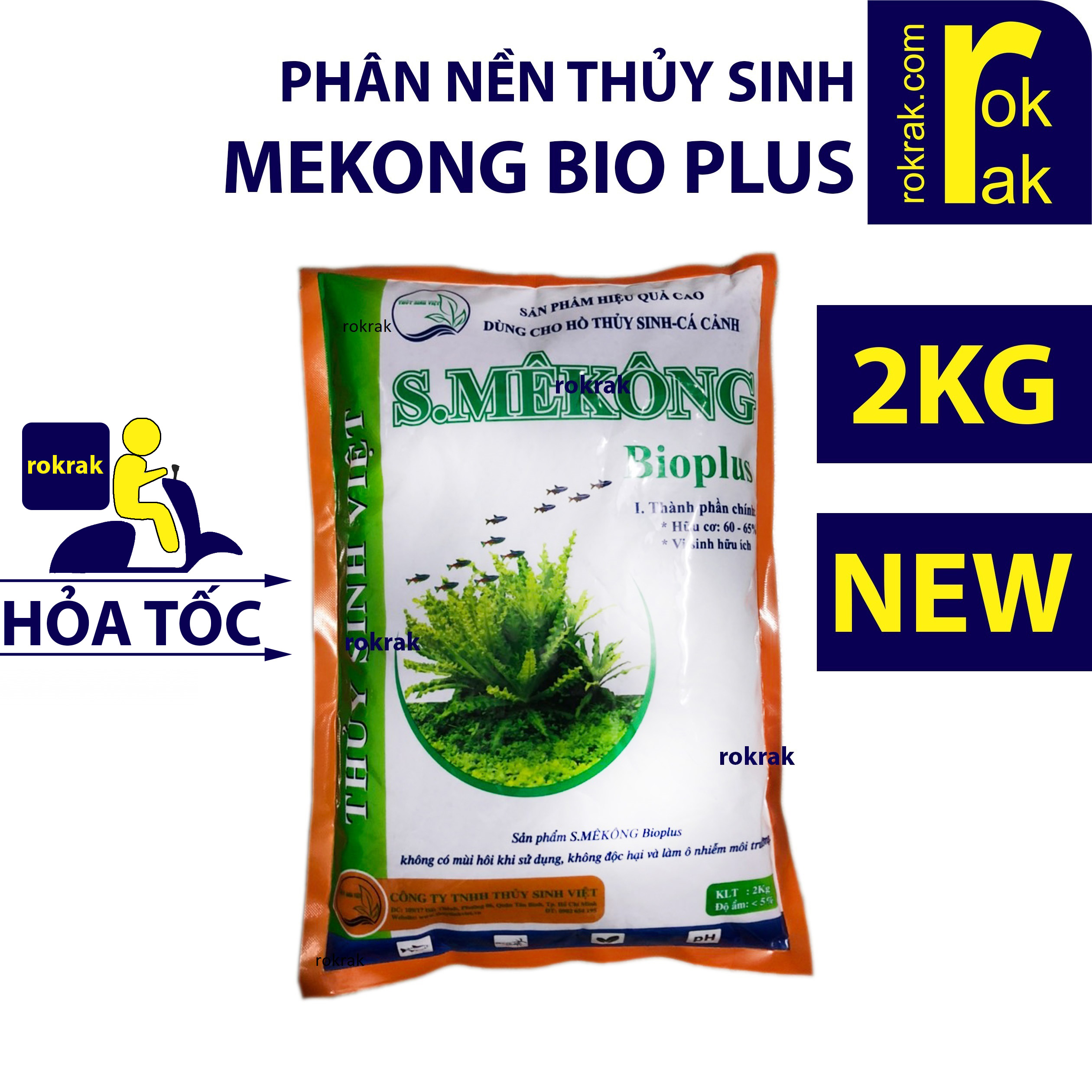 [HCM]Phân nền thủy sinh S Mekong bioplus - 2kg