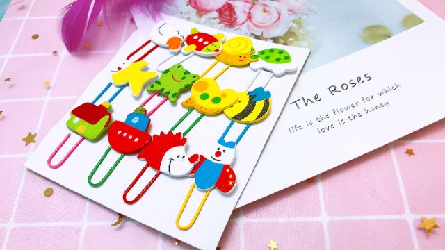 combo 5 Cái bookmark kẹp dễ thương