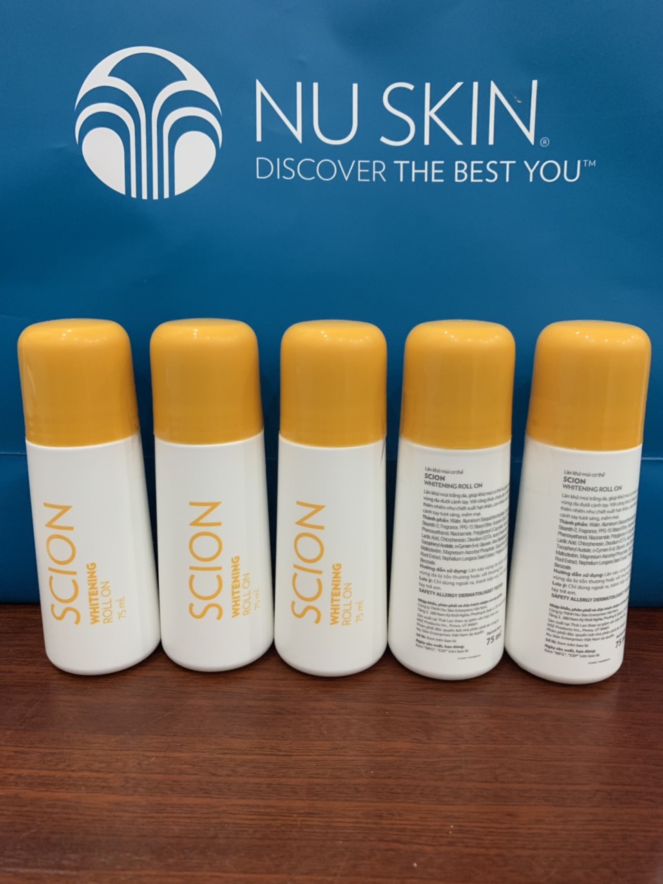 [HCM]Bộ 5 lăn khử mùi scion nuskin