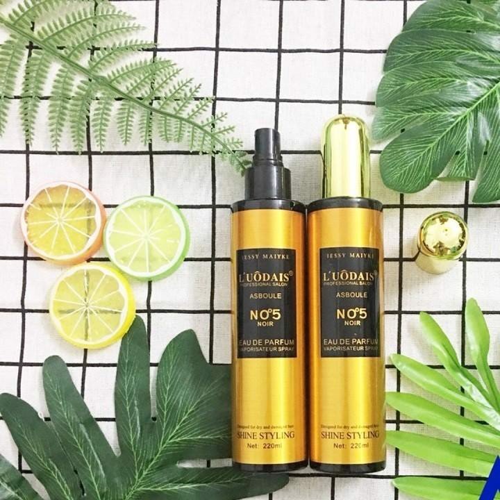 Xịt dưỡng tóc hương nước hoa Liyang No5