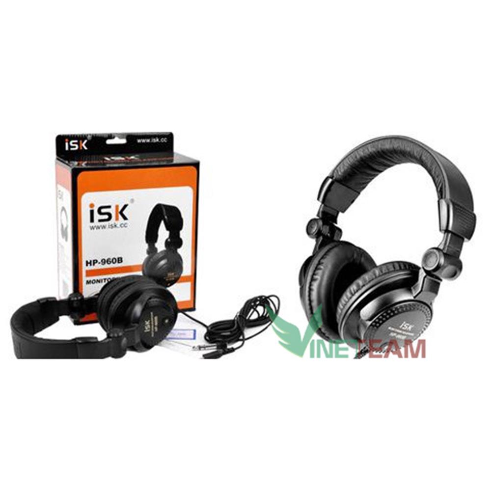 Tai Nghe Kiểm Âm Chụp Tai ISK HP-960B