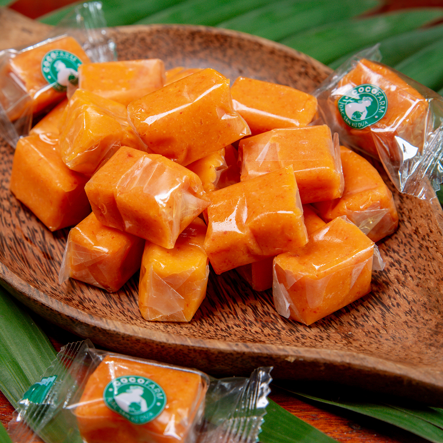 Kẹo dừa Sáp vị Gấc Cocofarm ít đường