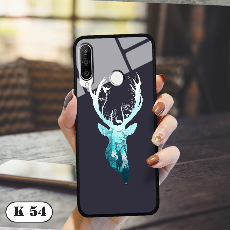 Ốp lưng kính 3d điện thoại huawei p30 lite