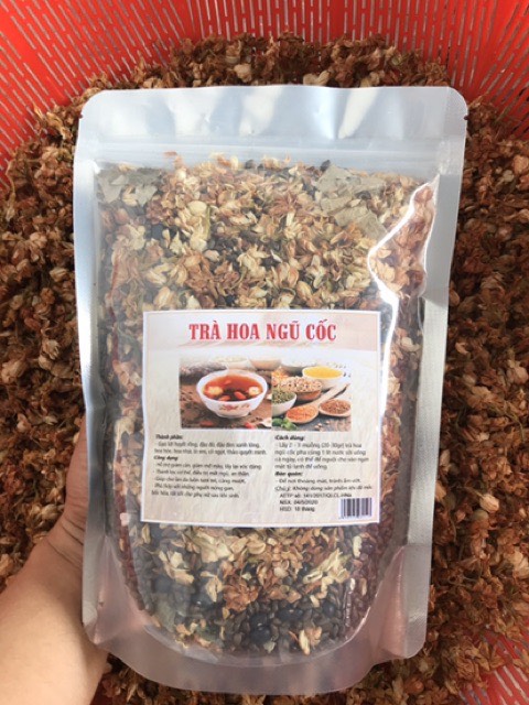 1kg Trà hoa ngũ cốc đóng túi zip
