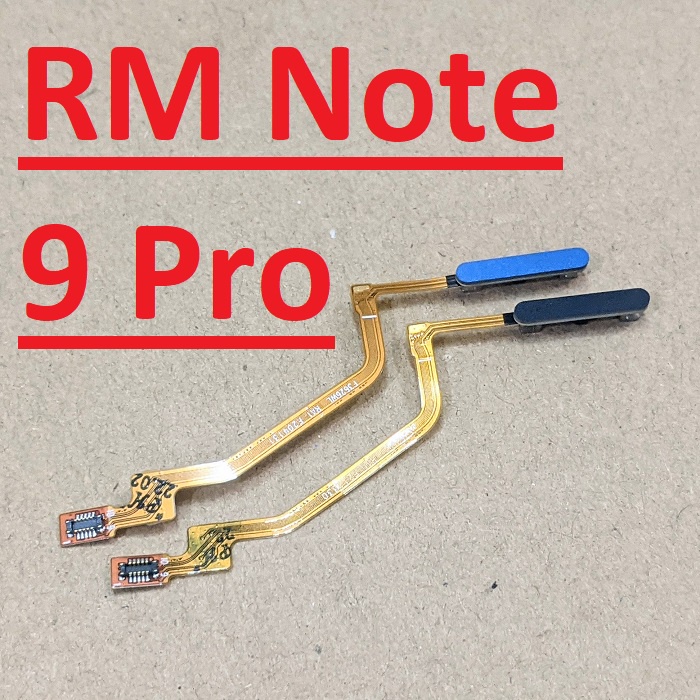 Xiaomi Redmi Note 9 pro fingerprint power button board volume up low power button cable replacement parts