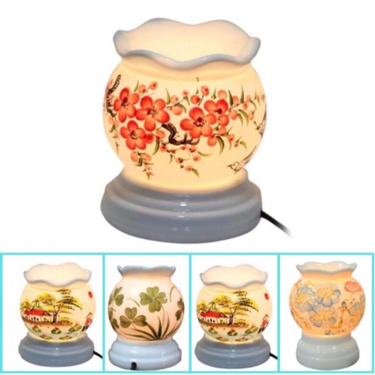 Đèn xông tinh dầu gốm Bát Tràng