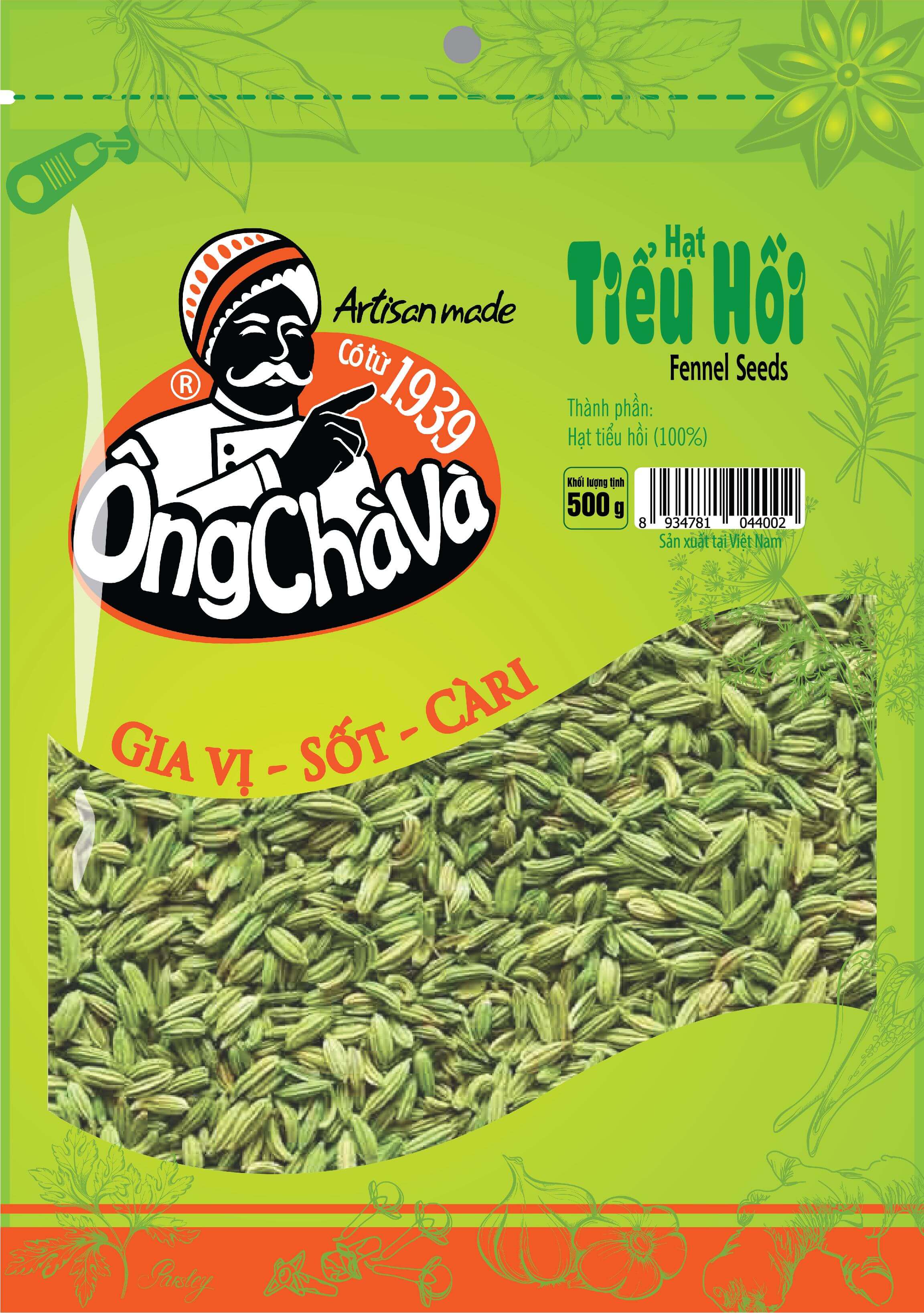 Hạt Tiểu Hồi Ông Chà Và 500g