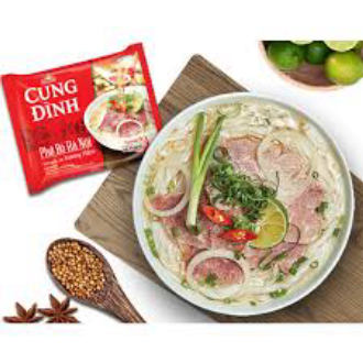 Combo 5 gói phở gà Cung Đình 68g( có gói sốt mới)