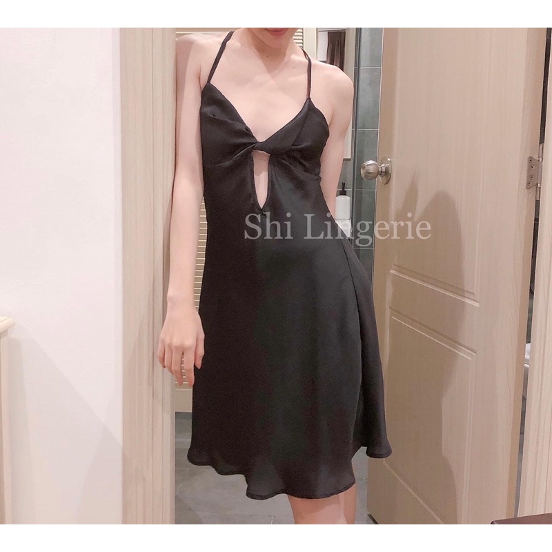 Váy lụa dáng nơ ngực [Shi.Lingerie]