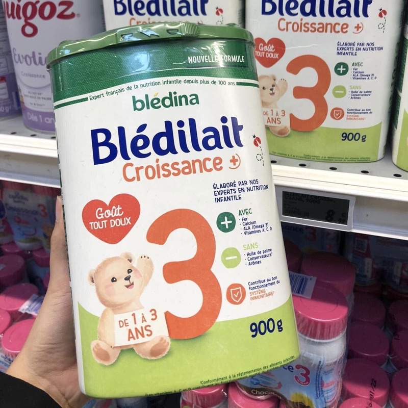 [SALE SOCK] Sữa bột Bledilait Pháp số 1,2,3,4 hộp 900g